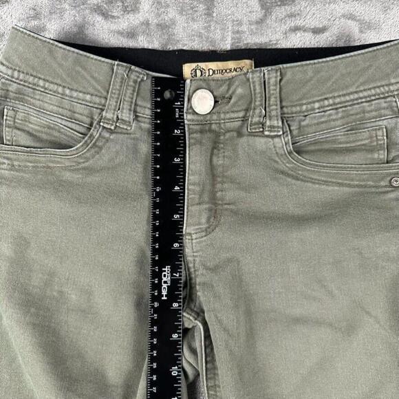 Democracy Jeans Womens 4 Green Skinny Mid Rise Stretch Ab Technology Pants - Picture 8 of 11